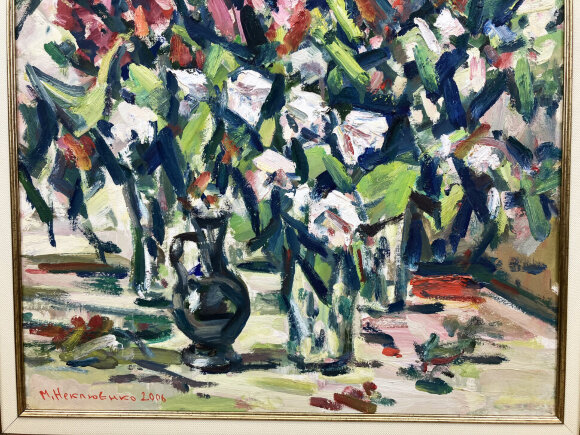 Painting Still life, flowers, artist Nikolay Neklyuenko Painting Still life, flowers, artist Nikolay Neklyuenko