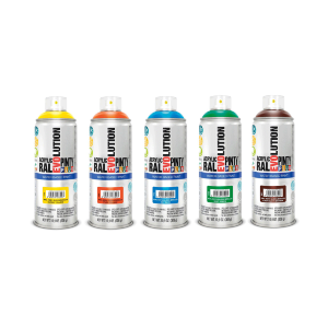 Краска аэрозоль акриловая Evolution Ral 1028 Желтая дыня 400 мл PINTYPLUS