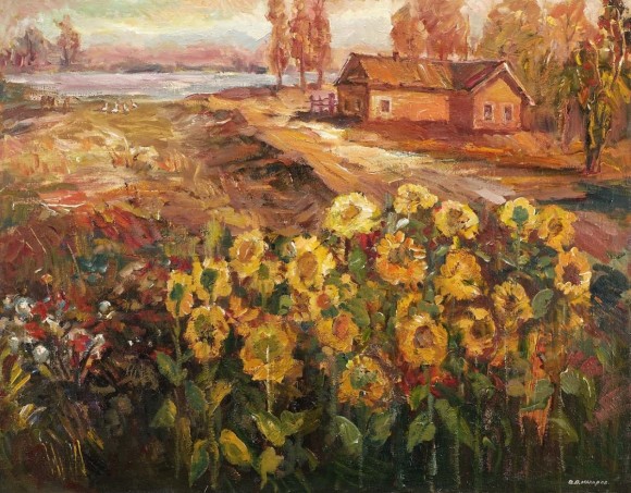 Painting 1980, artist Makarov Viktor