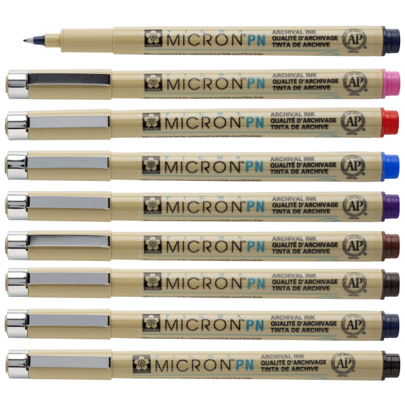 Ручка PIGMA MICRON PN Черный (0.4-0.5мм), Sakura