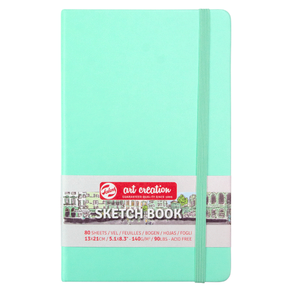 Блокнот для графики Talens Art Creation А5 (13х21см) 140г/м2 80л Fresh Mint Royal Talens