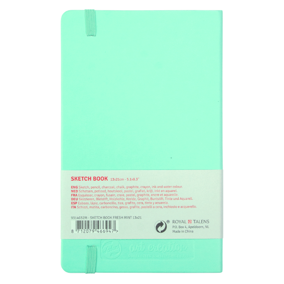 Блокнот для графики Talens Art Creation А5 (13х21см) 140г/м2 80л Fresh Mint Royal Talens