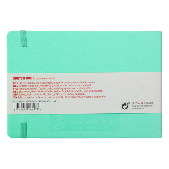 Блокнот для графики Talens Art Creation А5 (13х21см) 140г/м2 80л Fresh Mint Royal Talens