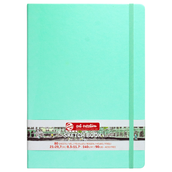 Блокнот для графики Talens Art Creation А5 (13х21см) 140г/м2 80л Fresh Mint Royal Talens