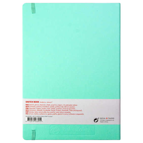 Блокнот для графики Talens Art Creation А5 (13х21см) 140г/м2 80л Fresh Mint Royal Talens