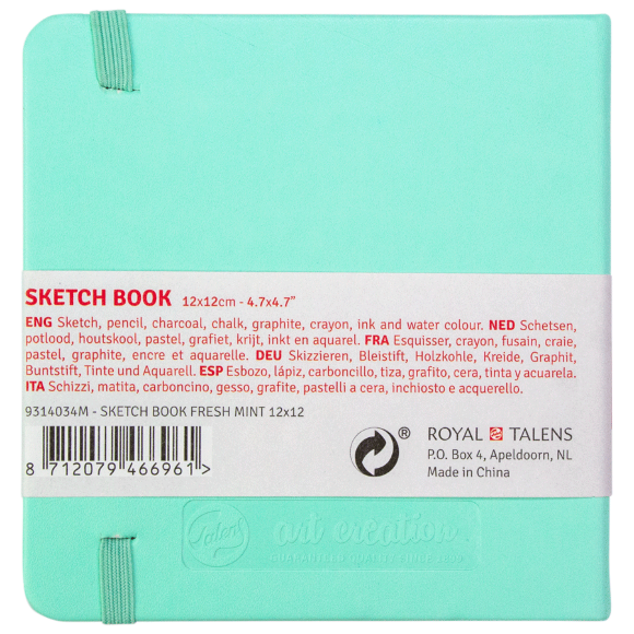 Блокнот для графики Talens Art Creation А5 (13х21см) 140г/м2 80л Fresh Mint Royal Talens