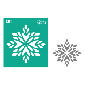 Трафарет многоразовый самоклеящийся №682 9×10см серия Новый год ROSA TALENT