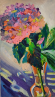 Painting Hydrangea, artist Nina Lytvyn