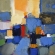 Painting City Landscape, artist Volodymyr Kolesnyk