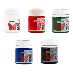 Акрил для декора Белый (01) глянцевый 20 мл ROSA Talent Акрил для декора Белый (01) глянцевый 20 мл ROSA Talent