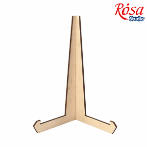 Мольберт подставка (под картину/тарелку) настольный А4 сувенирный 23х11х32см фанера ROSA Studio