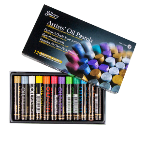 Пастель масляная МЕТАЛЛИК 12цв MOP-12MN MUNGYO