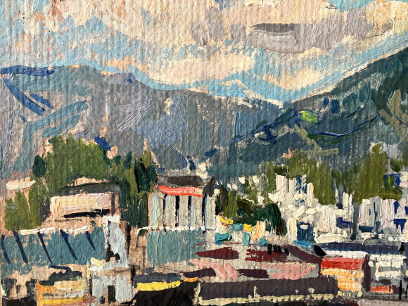 Картина У берега, художник Кокин Михаил Картина У берега, художник Кокин Михаил