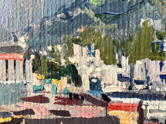 Картина У берега, художник Кокин Михаил Картина У берега, художник Кокин Михаил