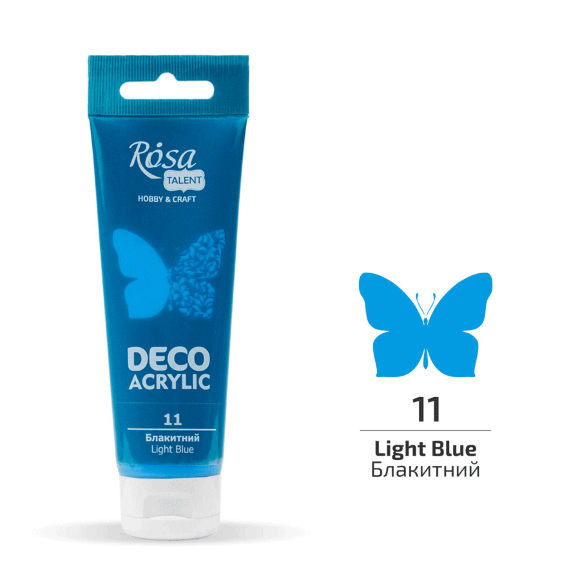 Акрил для декора Черный матовый (17) 75 мл ROSA Talent