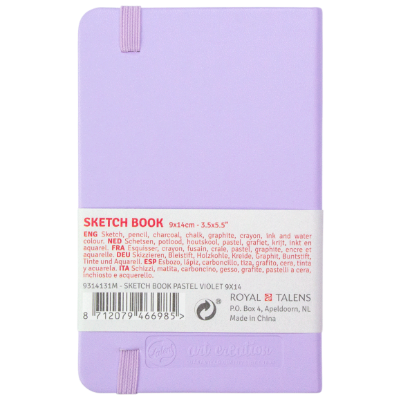 Блокнот для графики Talens Art Creation А4 140г/м2 80л Pastel Violet Royal Talens Блокнот для графики Talens Art Creation А4 140г/м2 80л Pastel Violet Royal Talens