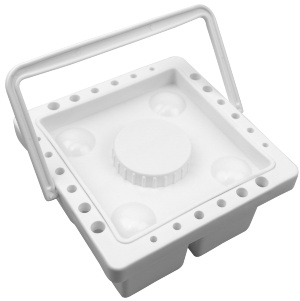 Кисть пластиковая с крышкой (13х13х9см) DK ART