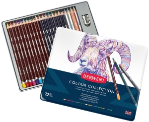 Derwent Colour Collection 24-Piece Coloured Pencils Derwent Colour Collection 24-Piece Coloured Pencils