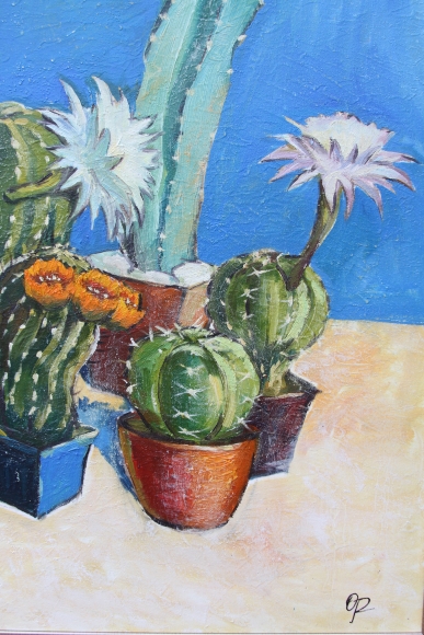 Painting Prickly Variety, artist Oksana Potemkina