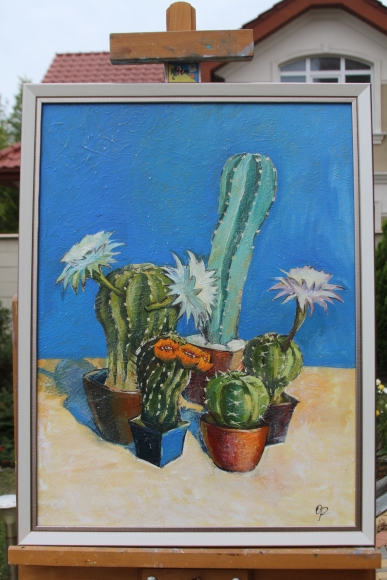 Painting Prickly Variety, artist Oksana Potemkina