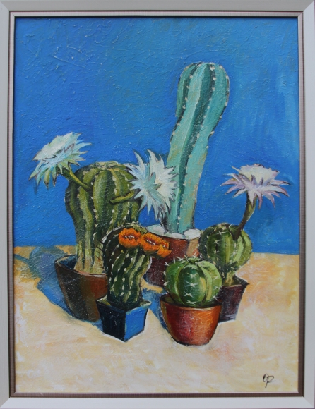 Painting Prickly Variety, artist Oksana Potemkina