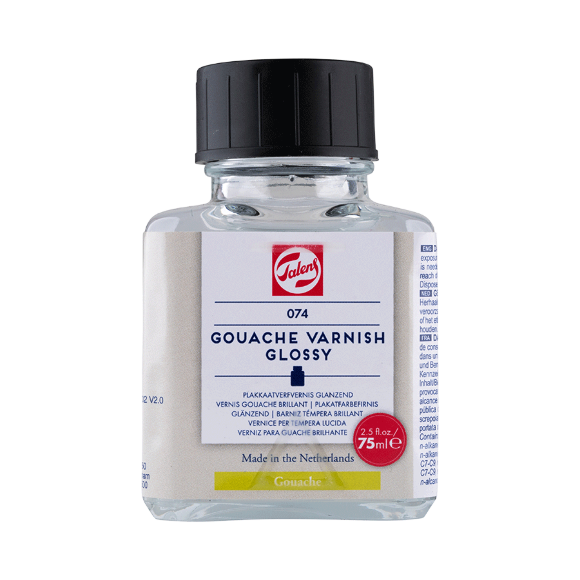Лак покровный для гуашевых красок Глянцевый (074) 75 мл Royal Talens