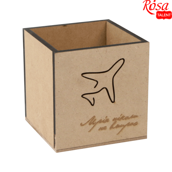 Склянка "Мрія", МДФ, 10х10х10см, ROSA TALENT
