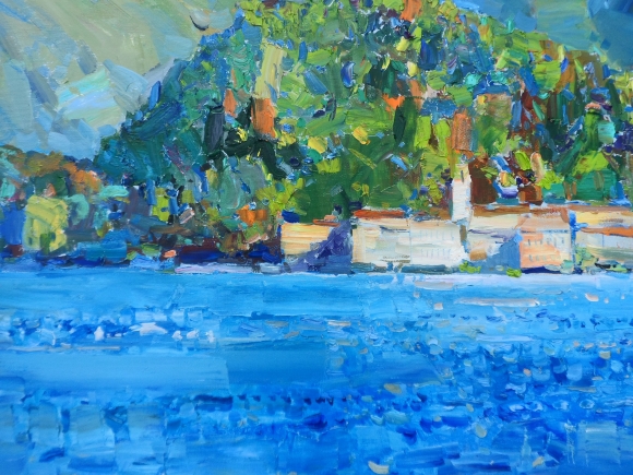 Картина Озеро Комо, художник Дулин Егор