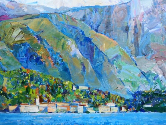 Картина Озеро Комо, художник Дулин Егор