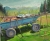 Painting Haymaking, artist Nina Lytvyn
