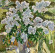 Painting White lilacs, artist Kokin Mikhail