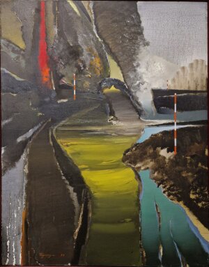 Painting Black current, artist Vasyl Fedoruk 