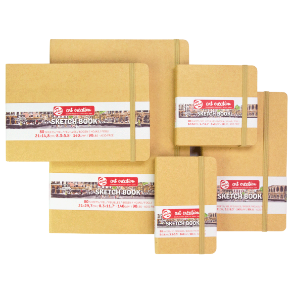 Блокнот для графики Talens Art Creation А4 140г/м2 80л Kraft Royal Talens Блокнот для графики Talens Art Creation А4 140г/м2 80л Kraft Royal Talens