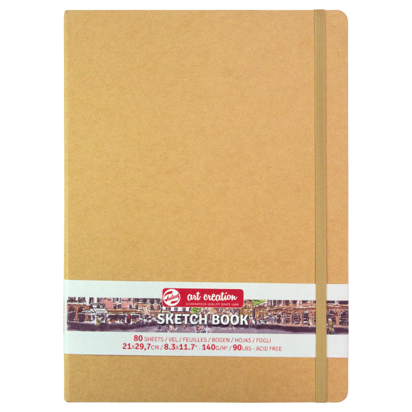 Блокнот для графики Talens Art Creation А4 140г/м2 80л Kraft Royal Talens Блокнот для графики Talens Art Creation А4 140г/м2 80л Kraft Royal Talens