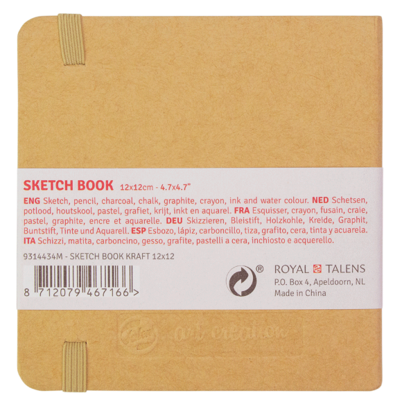 Блокнот для графики Talens Art Creation А4 140г/м2 80л Kraft Royal Talens Блокнот для графики Talens Art Creation А4 140г/м2 80л Kraft Royal Talens