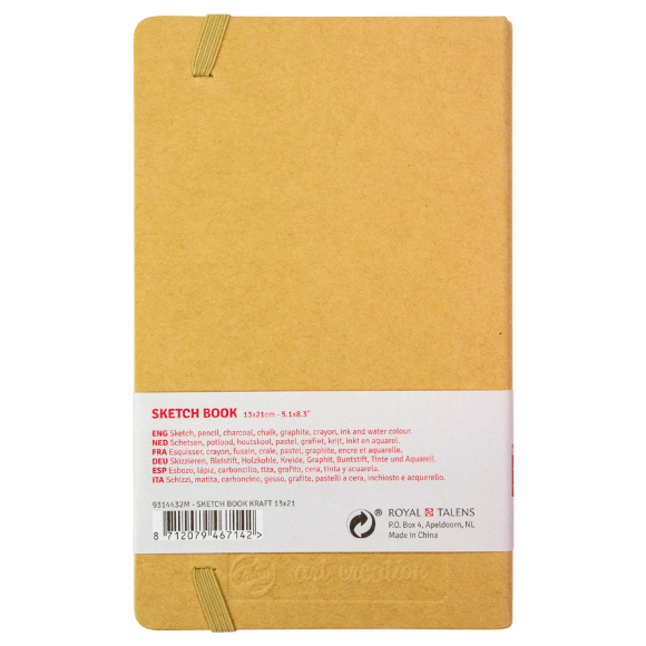 Блокнот для графики Talens Art Creation А4 140г/м2 80л Kraft Royal Talens Блокнот для графики Talens Art Creation А4 140г/м2 80л Kraft Royal Talens