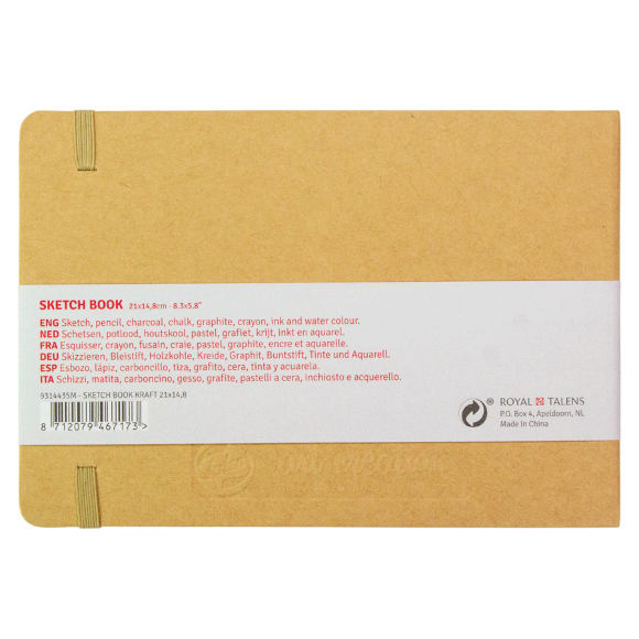 Блокнот для графики Talens Art Creation А4 140г/м2 80л Kraft Royal Talens Блокнот для графики Talens Art Creation А4 140г/м2 80л Kraft Royal Talens