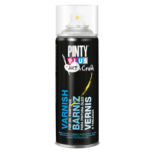 Лак-аэрозоль глянцевый для масляных красок ART & CRAFT 200 мл PINTYPLUS