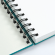 A5 Unica by Fabriano spiral watercolor notebook, 250g/m2, 32 sheets, white paper, Turquoise, ROSA Gallery