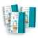 A5 Unica by Fabriano spiral watercolor notebook, 250g/m2, 32 sheets, white paper, Turquoise, ROSA Gallery