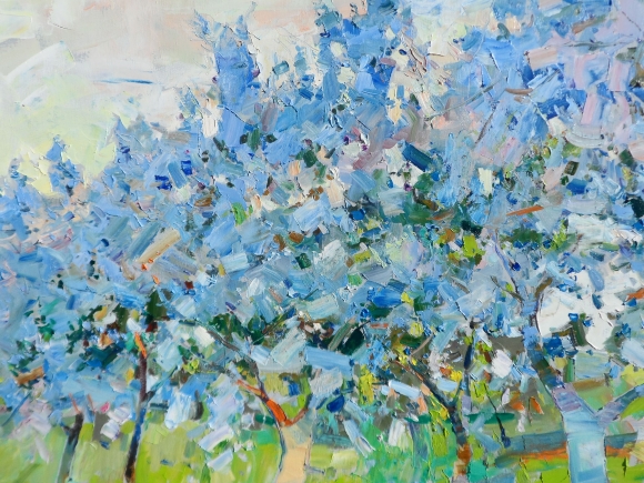 Картина Бабушкин сад, художник Дулин Егор