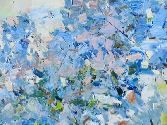 Картина Бабушкин сад, художник Дулин Егор