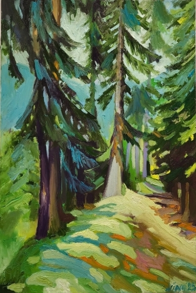 Painting Verkhovyna, artist Nina Lytvyn