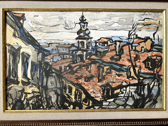 Картина Вид на Лавру, художник Туранский Александр - продано Картина Вид на Лавру, художник Туранский Александр - продано