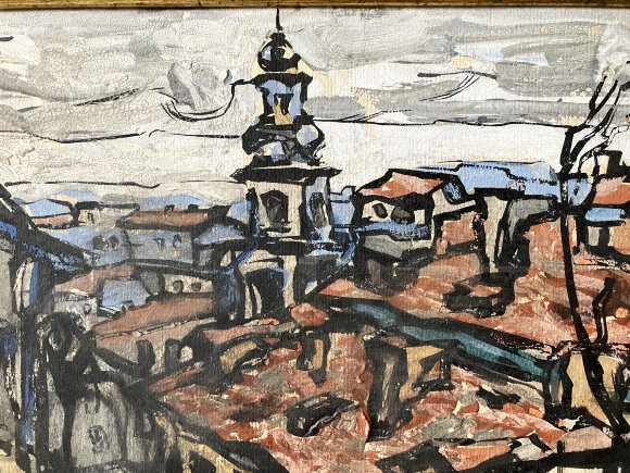 Картина Вид на Лавру, художник Туранский Александр - продано Картина Вид на Лавру, художник Туранский Александр - продано