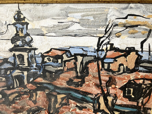 Картина Вид на Лавру, художник Туранский Александр - продано Картина Вид на Лавру, художник Туранский Александр - продано