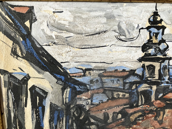 Картина Вид на Лавру, художник Туранский Александр - продано Картина Вид на Лавру, художник Туранский Александр - продано