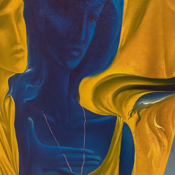 Painting Independence, artist Valeriy Kot