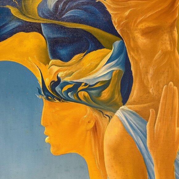 Painting Independence, artist Valeriy Kot