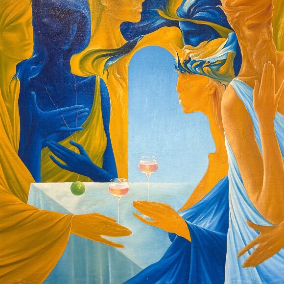 Painting Independence, artist Valeriy Kot